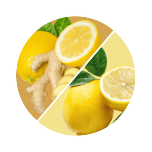 mix lemon and ginger with lemon 1